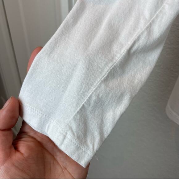 NY&CO White Modal Button Down Long Sleeve Blouse Size M - Picture 4 of 7